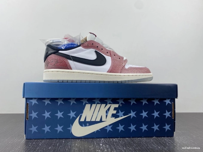 LOW AIR 'RED BLACK' ROOM OG X FN0432-017 1 JORDAN TROPHY 1017